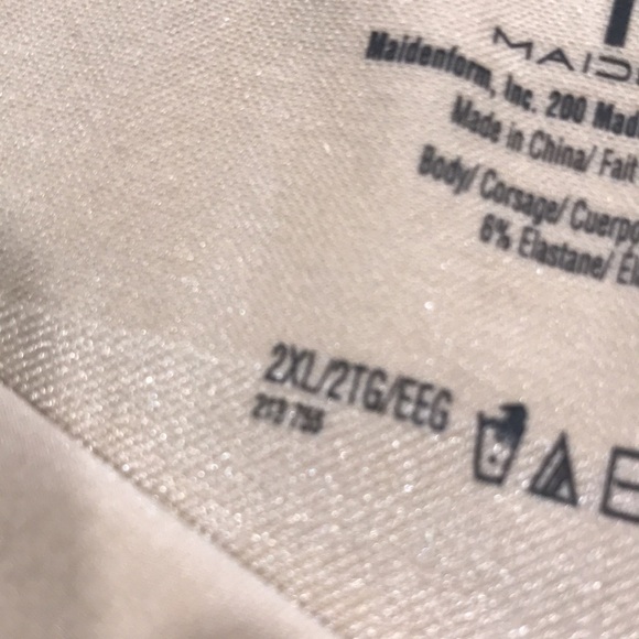 Maidenform Women's 2XL Nude Shapewear Smoothing Slimming Camisole Barely Worn - Picture 5 of 5